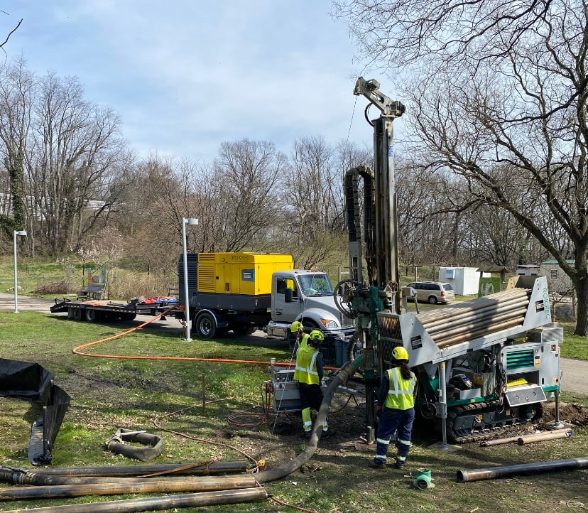 Rototec Geothermal Well Drilling Bartrams Garden Philadelphia